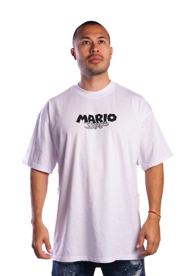 Camiseta Oversize Mario Street Fighter - Imagen 2