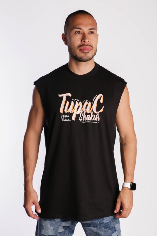 Oversize Sin Manga Tupac - Imagen 2