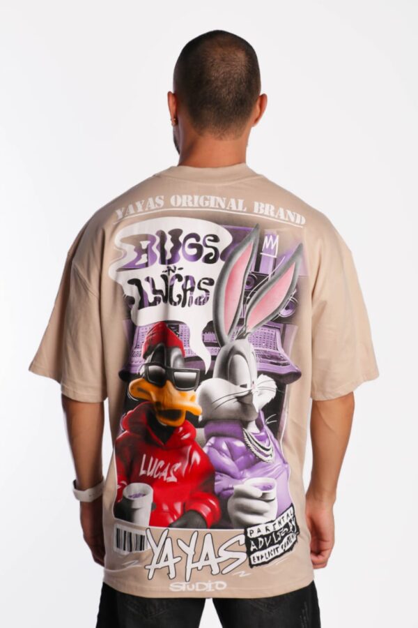 Camiseta Oversize Bugs And Lucas